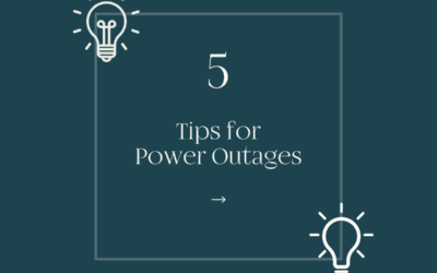 5  Tips for Power Outages