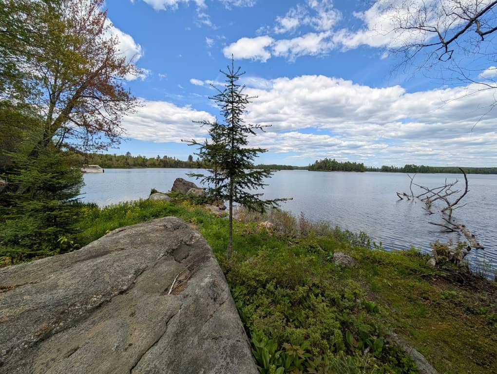 Sunny summer day on Eagle Lake in South River - Almaguin Highlands